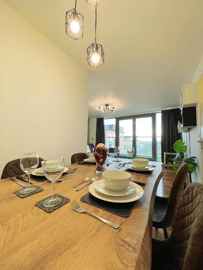 Insta-Style Penthouse With Balcony Or 2B Apartment With Balcony Birmingham City Centre ภายนอก รูปภาพ